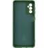 Чохол Silicone Case Lakshmi Plus з закритою камерою на Samsung Galaxy A35 – Зелений / Dark green. Фото 4 з 9