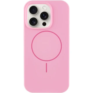 Чохол Silk Full Protective (AA) NO LOGO with Magnetic Fit для Apple iPhone 13 Pro Max (6.7") — Рожевий / Light pink