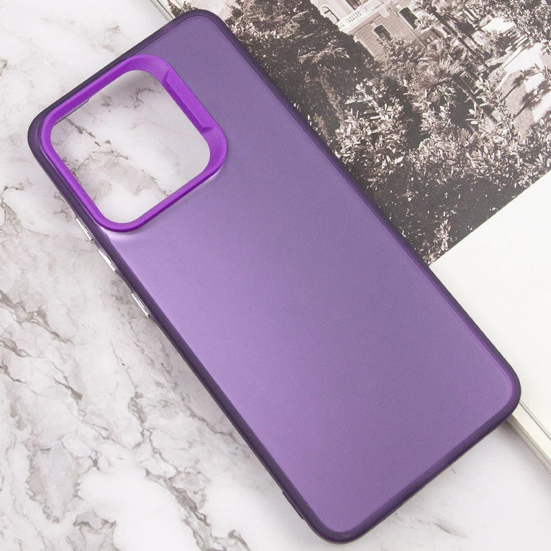 Чохол який світиться в темряві на Xiaomi Redmi 12C / Poco C55 – Purple. Фото 3 з 6