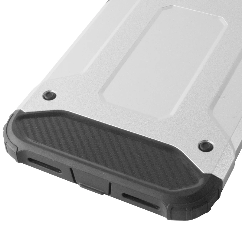 Противоударный чехол с усиленными углами Immortal для Xiaomi Redmi Note 7 / Note 7 Pro / Note 7s – Серебряный. Фото 6 из 6