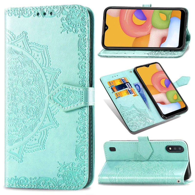 

Чехол-книжка Art Case для Samsung Galaxy A01 (Бирюзовый), Бірюзовий