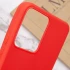 Кольоровий силіконовий чохол на Realme C30 – Червоний. Фото 6 з 6