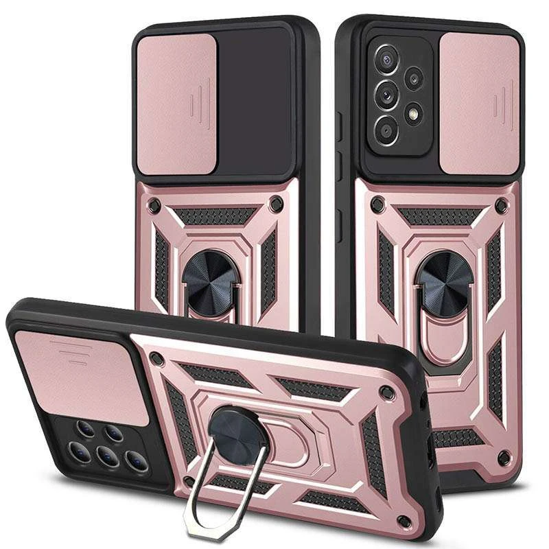 Протиударний чохол Serge Ring з захистом камери на Samsung Galaxy A32 (A325F) 4G – Rose Gold. Фото 2 з 9