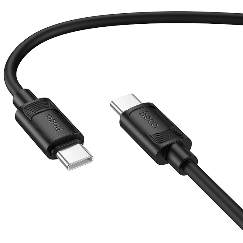 Дата кабель Hoco X122 Benefit Type-C to Type-C 60W (1m) – Black. Фото 2 з 4