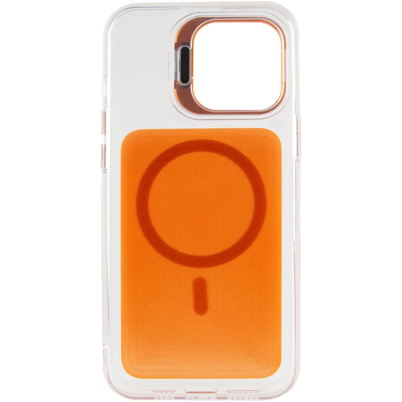 Чохол TPU+PC Jewel Sparkle with MagSafe для Apple iPhone 15 Pro Max (6.7") – Orange Sparkle. Фото 4 з 7