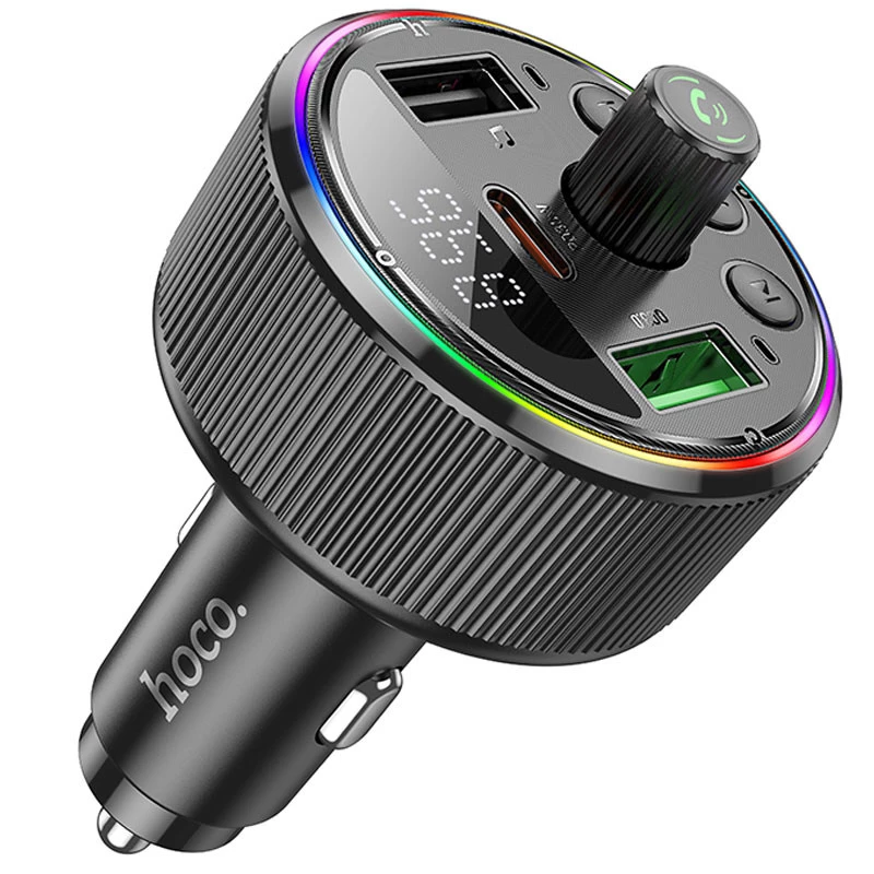 

АЗУ FM модулятор Hoco E82 Guerrero PD30W+QC3.0 (Black)