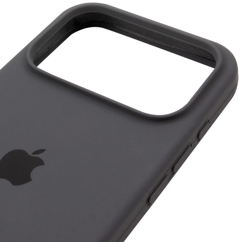 Чехол Silicone Case (AA) Logo with MagSafe для Apple iPhone 17 Pro Max (6.9") – Серый / Dark Gray. Фото 8 из 11