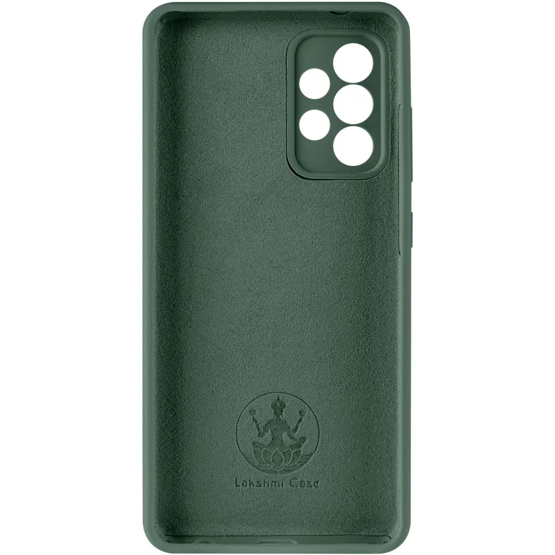 Чехол Silicone Case Lakshmi Premium з закритою камерою на Samsung Galaxy A52 4G / A52 5G – Зеленый / Cyprus Green. Фото 6 из 16