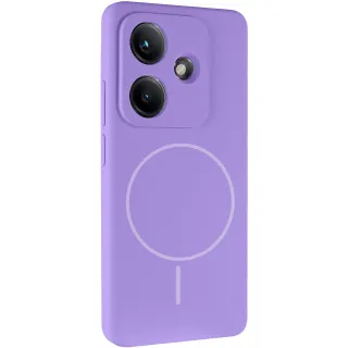 Чохол Silicone Cover Lakshmi Full Camera (AA) with Magnetic Fit для Xiaomi Redmi Note 17 — Бузковий / Dasheen