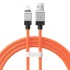 Дата кабель Baseus CoolPlay Series USB to Lightning 2.4A (1m) (CAKW00040) – Orange. Фото 1 з 4