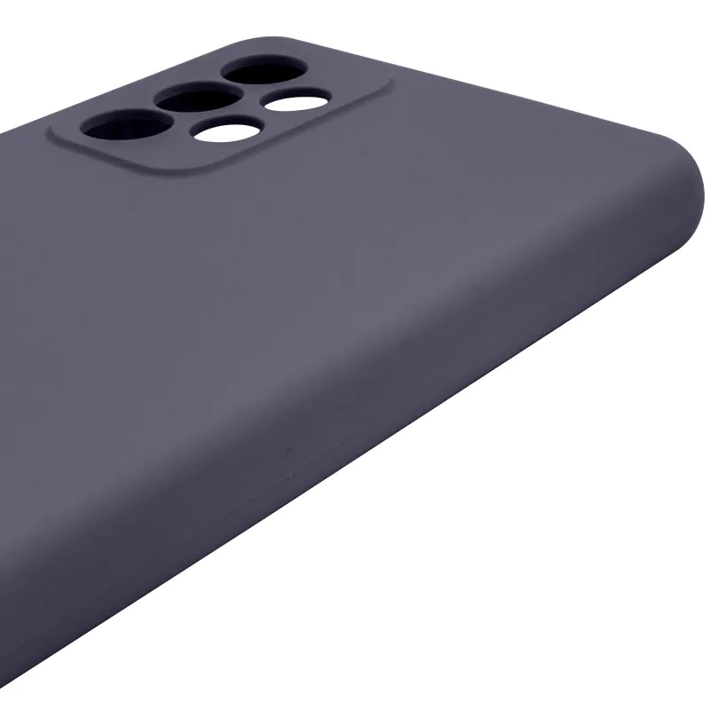Чехол Silicone Case Lakshmi Premium з закритою камерою на Samsung Galaxy A52 4G / A52 5G – Серый / Dark Gray. Фото 5 из 6