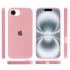Чехол Silicone Case с закрытым низом для Apple iPhone 17e (6.1") – Розовый / Light pink. Фото 4 из 7