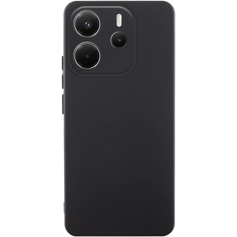 Чохол Silicone Case Lakshmi Premium із закритою камерою для Xiaomi Redmi Note 12 Pro+ 5G – Чорний / Black. Фото 1 з 2