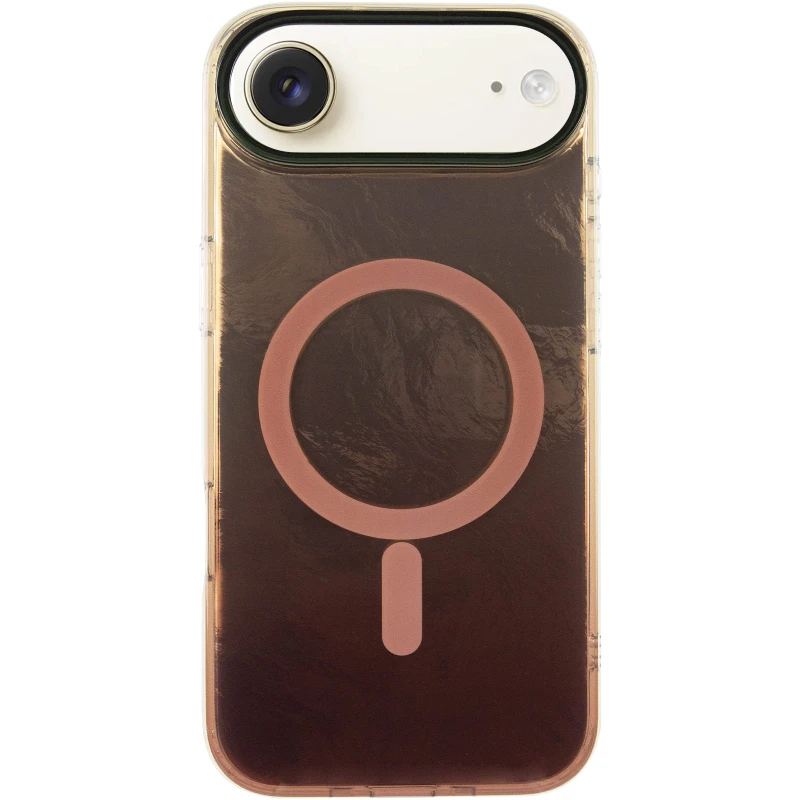 Силіконовий чохол Shiny Mountain (MagFit) для Apple iPhone 17 Air (6.5") – Chocolate. Фото 3 з 8