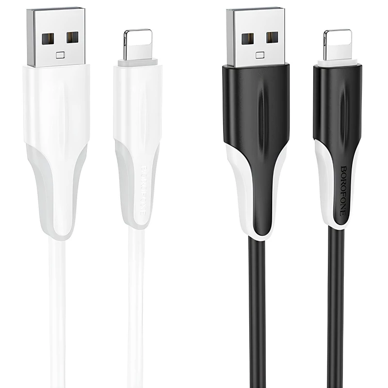 Дата кабель Borofone BX119 New USB to Lightning 2.4A (1m) фото 1 з 1