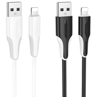 Дата кабель Borofone BX119 New USB to Lightning 2.4A (1m) фото 1 з 1