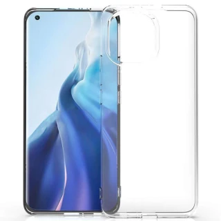 Ультратонкий силиконовый чехол 1 мм для Xiaomi Mi 11 Lite фото 1 из 1