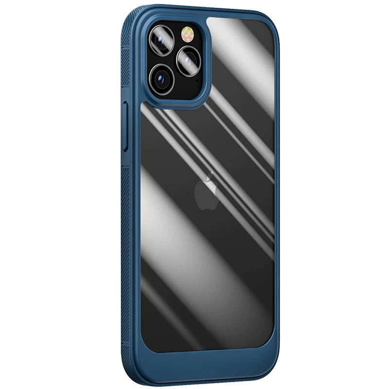 

Силиконовый чехол с плотным ободком для Apple iPhone 13 Pro Max (6.7") (Blue)