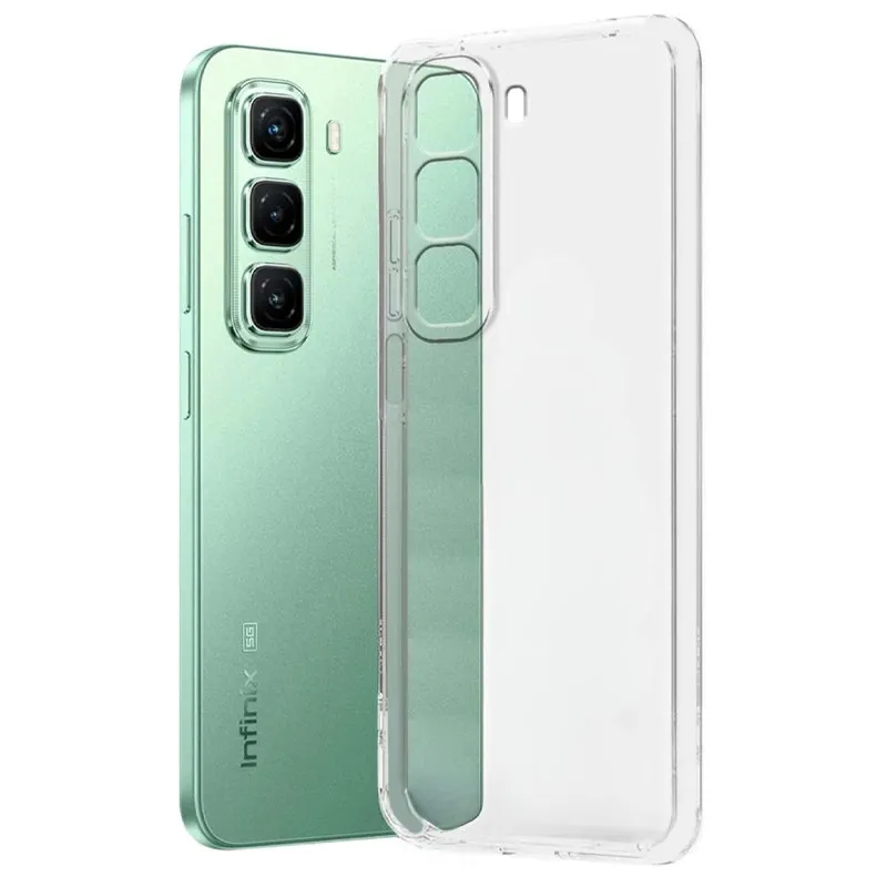 Ультратонкий силіконовий чохол 1,5 мм з захистом камери на Infinix Hot 70 фото 1 з 1