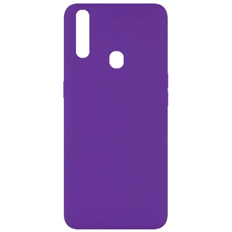 

Чехол Silicone Case без лого для Oppo A31 (Фиолетовый / Purple), Фіолетовий / purple