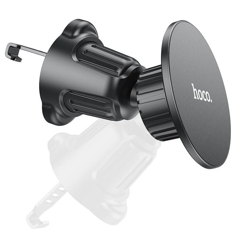 Автотримач Hoco H12 Fine jade ring (air outlet) – Black. Фото 2 з 4