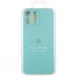 Чехол Silicone Case с защитой камеры для Apple iPhone 12 Pro Max (6.7") – Бирюзовый / Marine Green. Фото 6 из 8