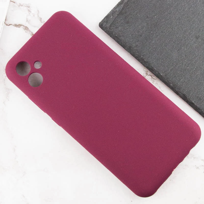 Чохол Silicone Case Lakshmi Premium із закритою камерою для Samsung Galaxy A07 – Бордовий / Plum. Фото 5 з 7