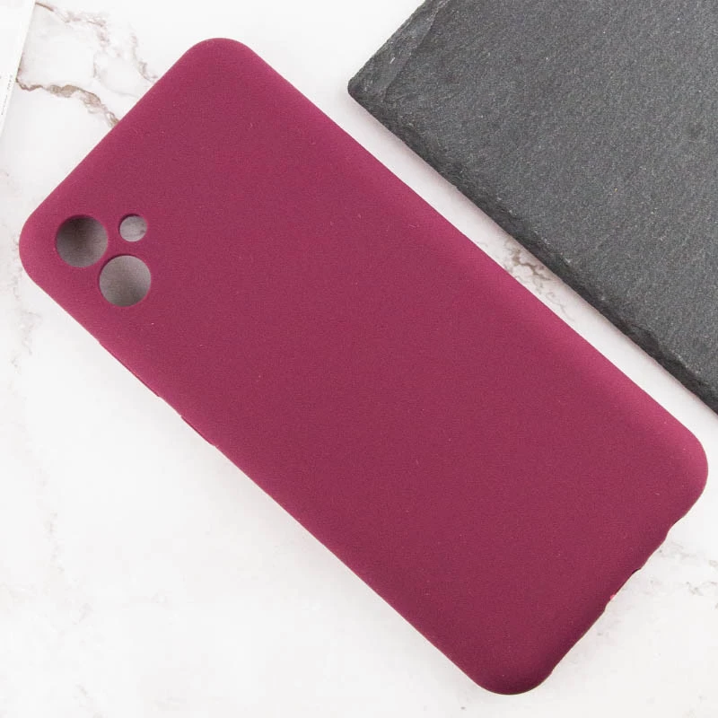 Чохол Silicone Case Lakshmi Premium з закритою камерою на Samsung Galaxy A06 – Бордовий / Plum. Фото 5 з 7