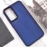 Чехол TPU+PC Lyon Frosted на Xiaomi Redmi Note 14S – Синий / Navy Blue. Фото 4 из 5