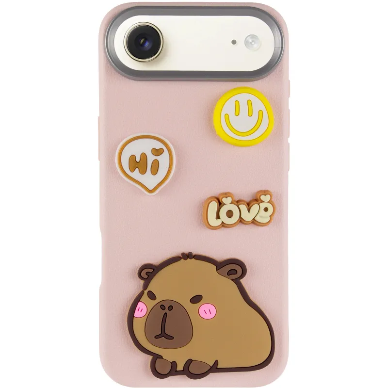 Чохол Labubu Toys для Apple iPhone 17 Air (6.5") – Capybara / Pink. Фото 4 з 7