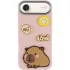 Чохол Labubu Toys для Apple iPhone 17 Air (6.5") – Capybara / Pink. Фото 4 з 7