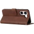 Кожаный чехол-книжка Jet Cover для Xiaomi Redmi Note 15 Pro 4G – Brown. Фото 4 из 4