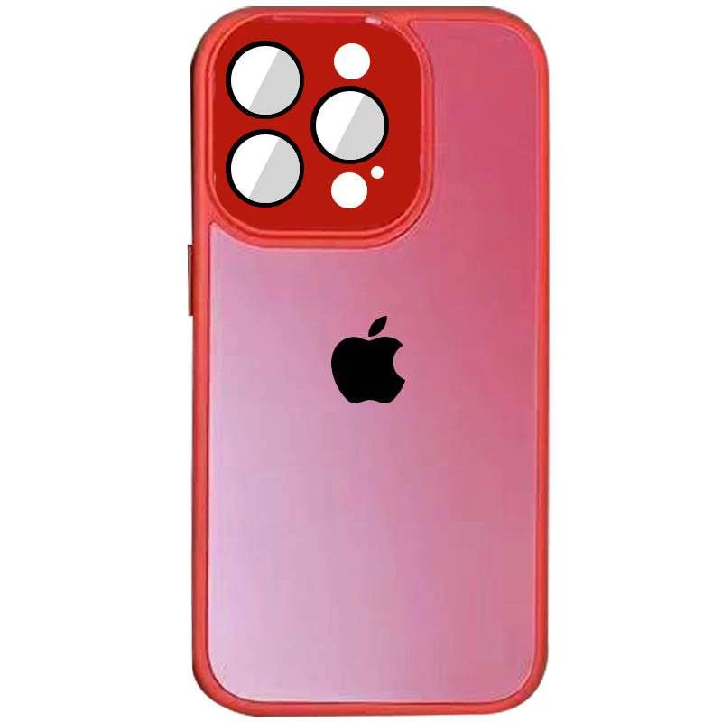 

Силиконовый сапфировый чехол с с защитой камеры на Apple iPhone 11 Pro Max (6.5") (Красный / Red), Червоний / red