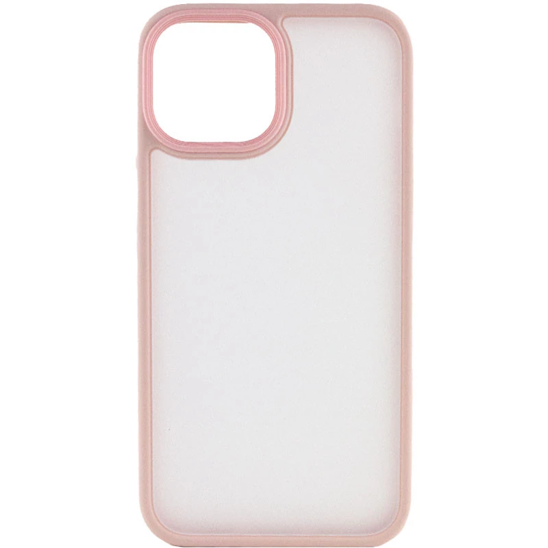 

TPU+PC з металевими кнопками на Apple iPhone 15 (6.1") (Рожевий)