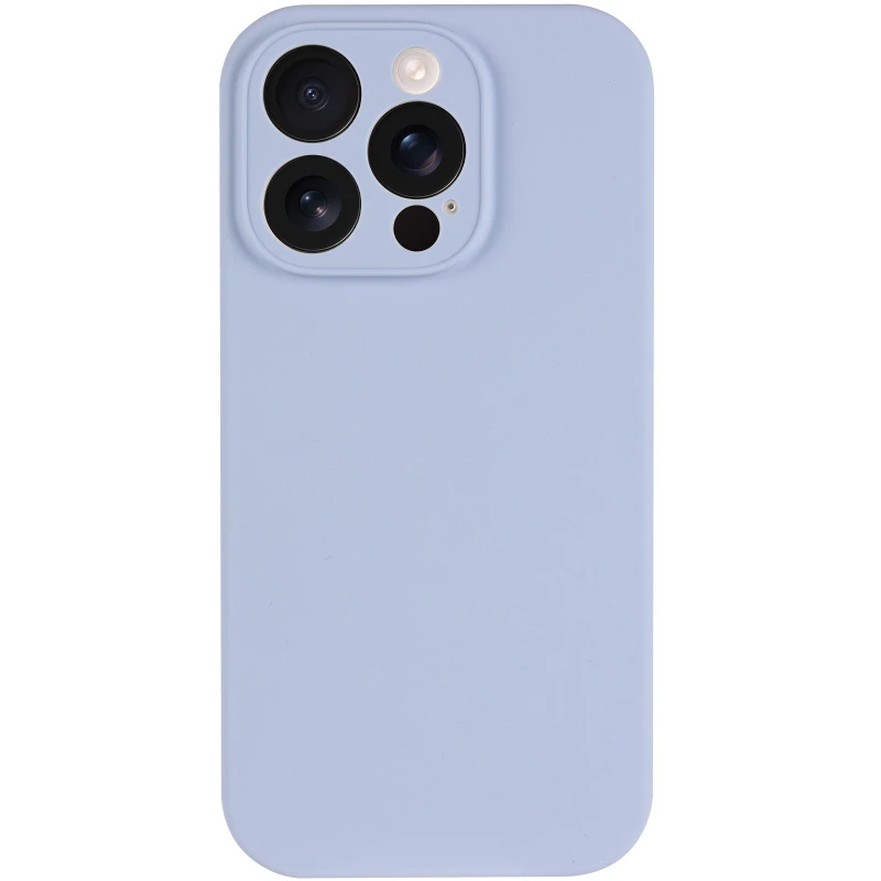 Чехол Silk Full Camera Protective (AA) NO LOGO для Apple iPhone 15 Pro (6.1") – Голубой / Lilac Blue. Фото 10 из 12