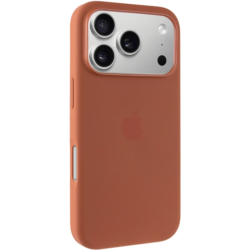 Чохол Silicone case (AAA) with Magsafe and Animation для Apple iPhone 17 Pro Max (6.9") – Terra Cotta. Фото 2 з 8