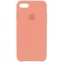 Чехол Silicone Case с закрытым низом для Apple iPhone 6/6s (4.7") – Розовый / Peach. Фото 1 из 1
