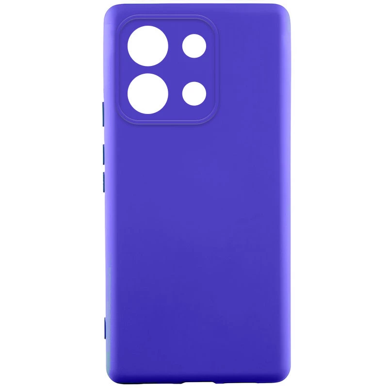 

Чехол Silicone Case Lakshmi с закрытой камерой для Xiaomi Poco M6 Pro 4G (Синий / Iris), Синій / iris