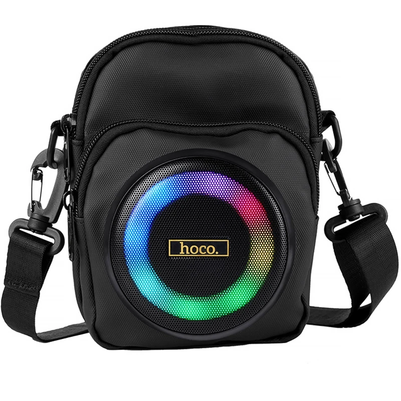 Сумка крос-боді з вбудованою колонкою Hoco HC41 Wave Bass – Black. Фото 1 з 7