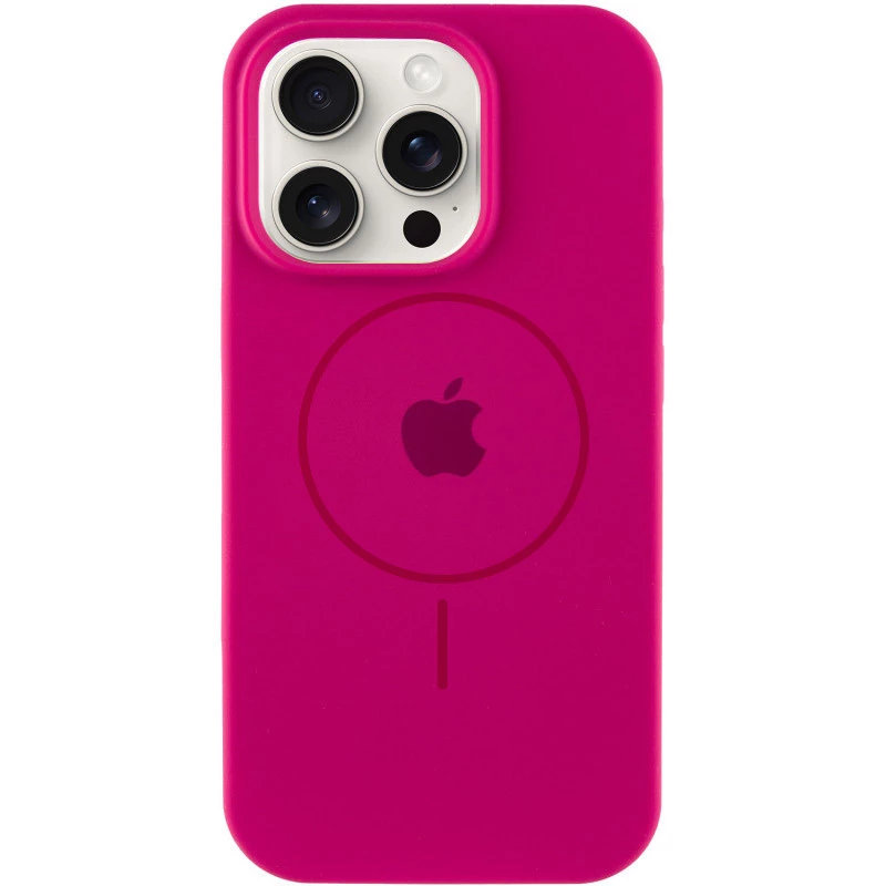 Чехол Silicone Armor Max with MagSafe для Apple iPhone 12 Pro Max (6.7") – Малиновый / Dragon Fruit. Фото 1 из 6