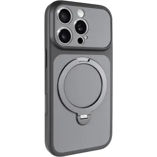 Чохол Ummi Full Camera with Magnetic Fit HQ Ring для Apple iPhone 16 Pro — Black