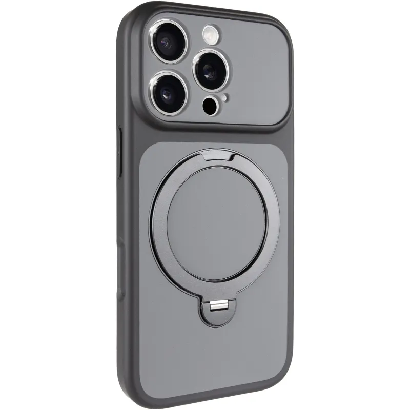 Чохол Ummi Full Camera with Magnetic Fit HQ Ring для Apple iPhone 16 Pro Max – Black. Фото 1 з 10