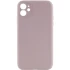 Чохол з захистом камери Silicone Case для Apple iPhone 12 (6.1") – Сірий / Lavender. Фото 1 з 3