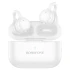 Бездротові TWS навушники Borofone BW95 Cancion clip-on – White. Фото 2 з 6