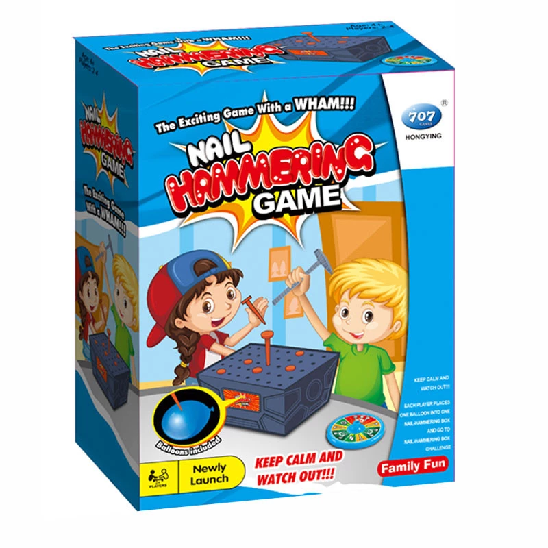 Настільна інтерактивна гра Ummi 707-88 Nail Hammering Game – Blue. Фото 6 з 7