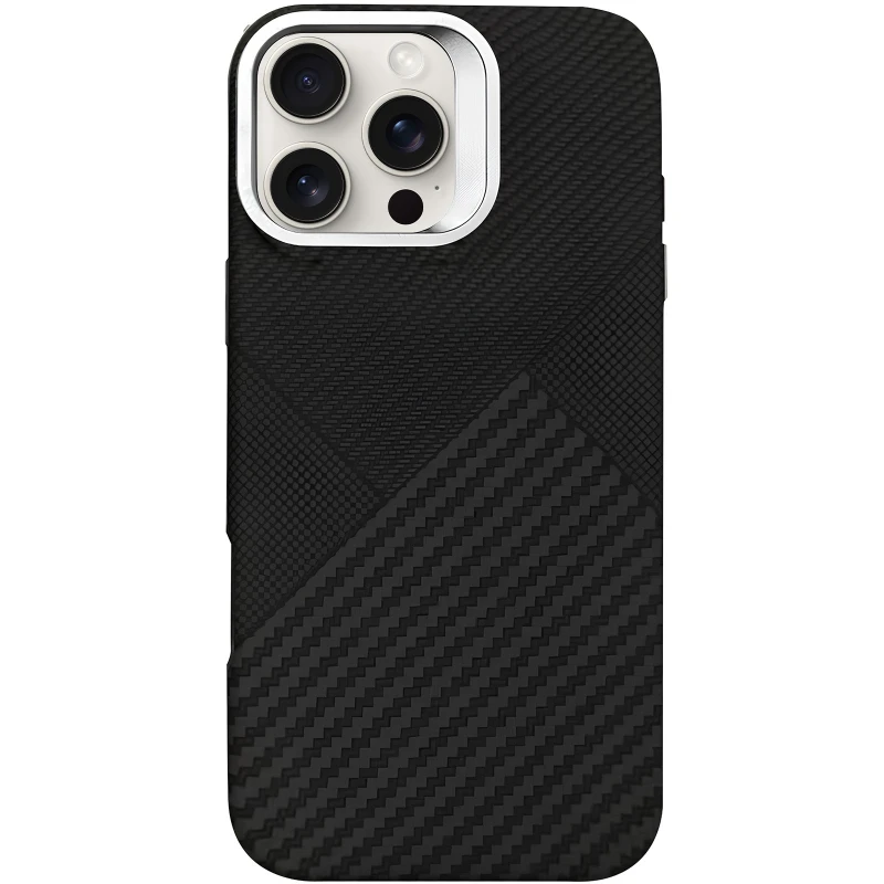 TPU чохол Pixel Craft with MagSafe для Apple iPhone 17 Pro (6.3") – Graphite Flow. Фото 1 з 2