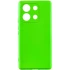 Чохол Silicone Case Lakshmi Plus з закритою камерою на Xiaomi Poco M6 Pro 4G – Салатовий / Neon Green. Фото 1 з 3