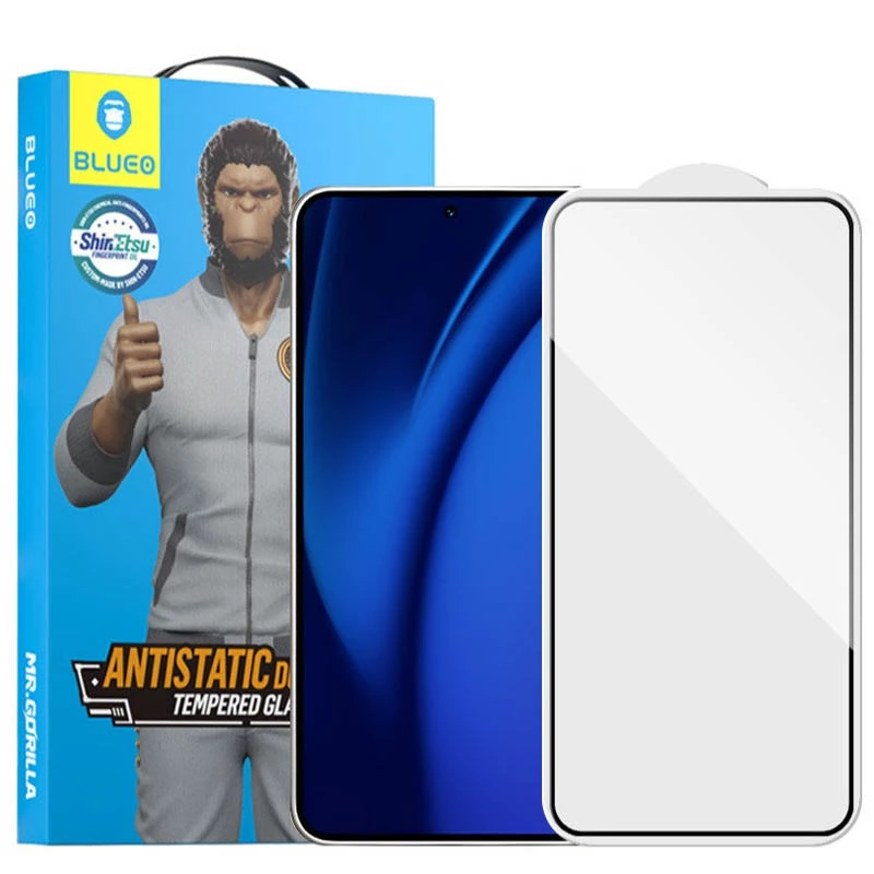 

Защитное стекло Blueo Full Cover HD для Samsung Galaxy S23 (Черный), Чорний