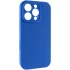 Чехол Silk Full Camera Protective (AA) NO LOGO для Apple iPhone 16 Pro Max – Синий / Capri Blue. Фото 1 из 8