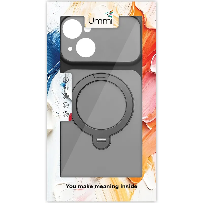 Чехол Ummi Full Camera with Magnetic Fit HQ Ring для Apple iPhone 15 (6.1") – Black. Фото 4 из 10